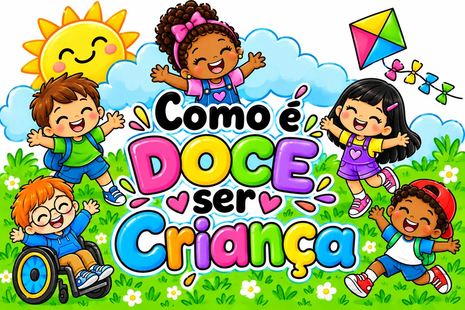 🎈Painel Interativo "Como é Doce Ser Criança"e atividade de colorir🎈 — amostra 4: 🌟Transforme a sua sala de aula ou o…
