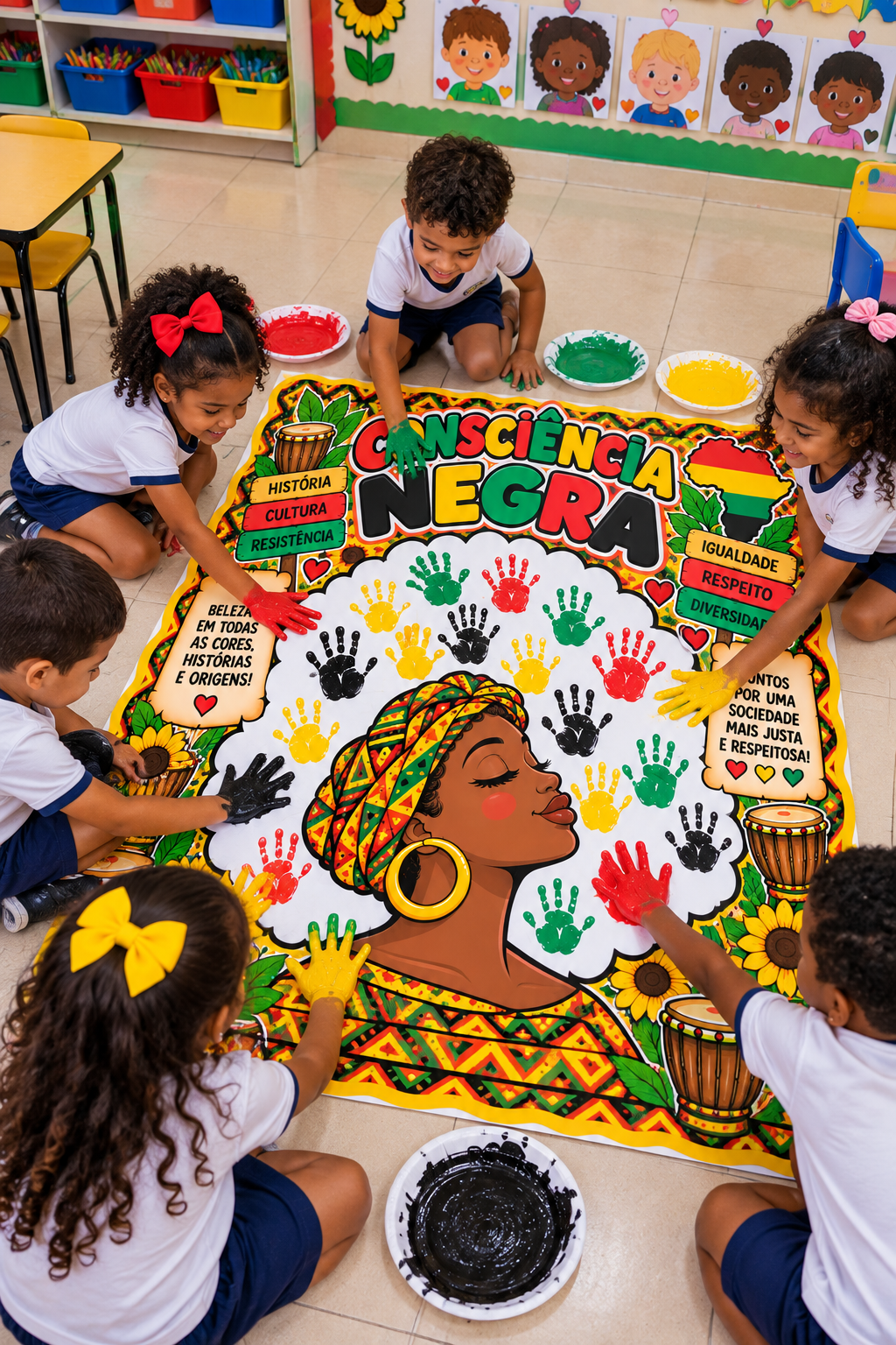 Painel interativo - consciencia negra | Educação Infantil — capa do material