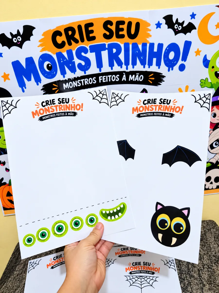 Painel Interativo de Halloween – Educação infantil e 1° ano — amostra 1: Painel Interativo Halloween Recurso pedagógico…