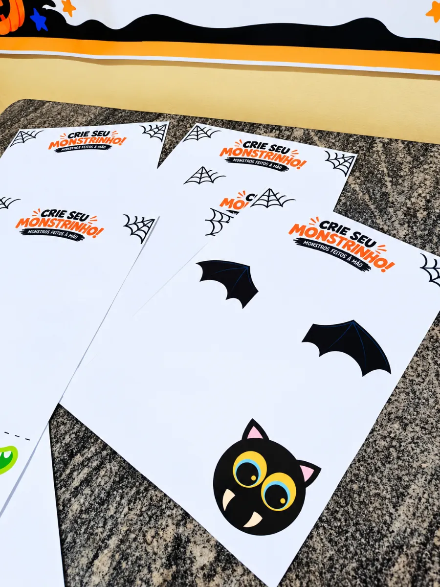 Painel Interativo de Halloween – Educação infantil e 1° ano — amostra 4: Painel Interativo Halloween Recurso pedagógico…
