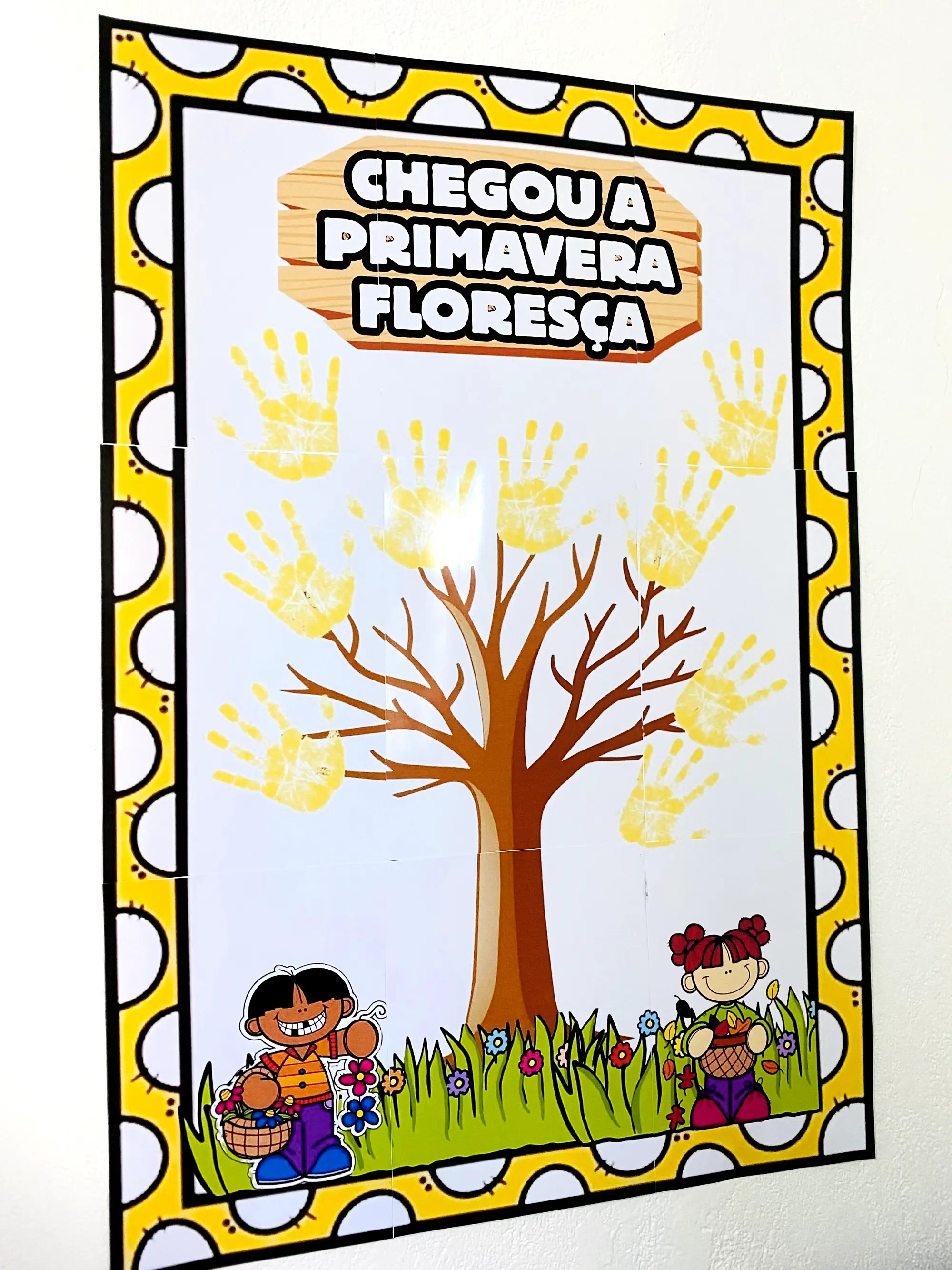Painel Interativo de Primavera – 9 Páginas | Atividade Artística — amostra 2: Painel interativo de Primavera com 9 páginas…