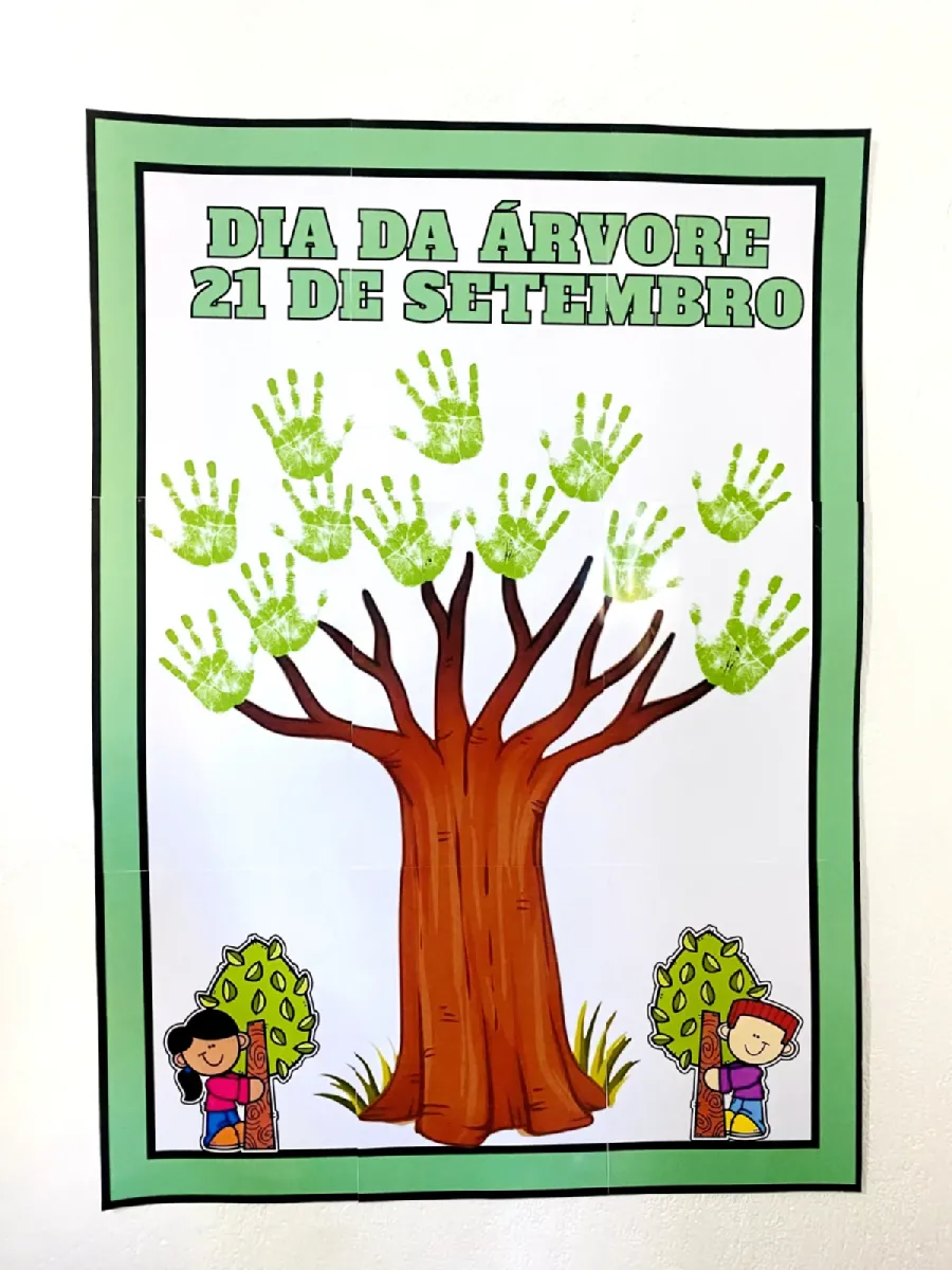 Painel Interativo Dia da Árvore para Imprimir . — Alfabetização para Educação Infantil: 🌳 Dia da Árvore: Painel Interativo