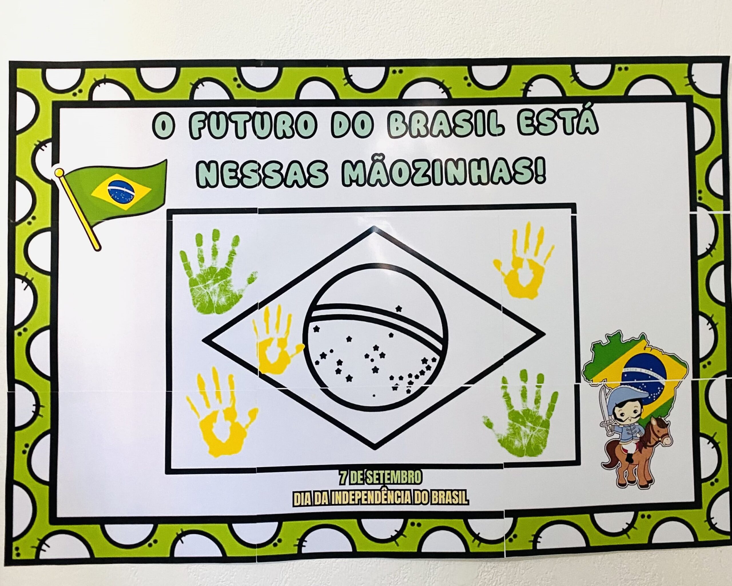 Painel interativo dia da independência – PDF para Imprimir — Datas comemorativas para Todas as séries: Painel InterativoDia…