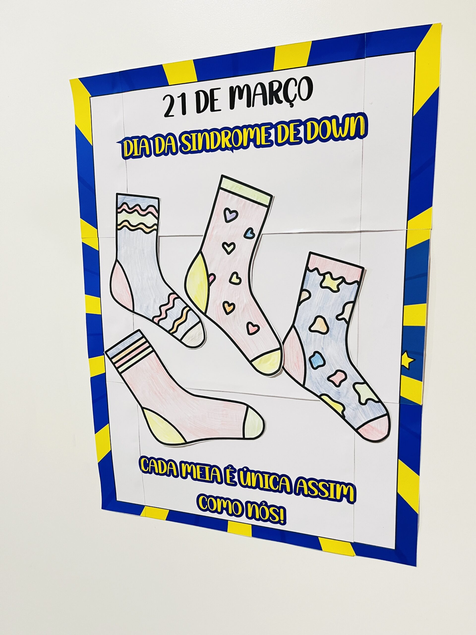Painel Interativo – Dia da Síndrome de Down – Material Pedagógico — amostra 3: Formato e entrega
