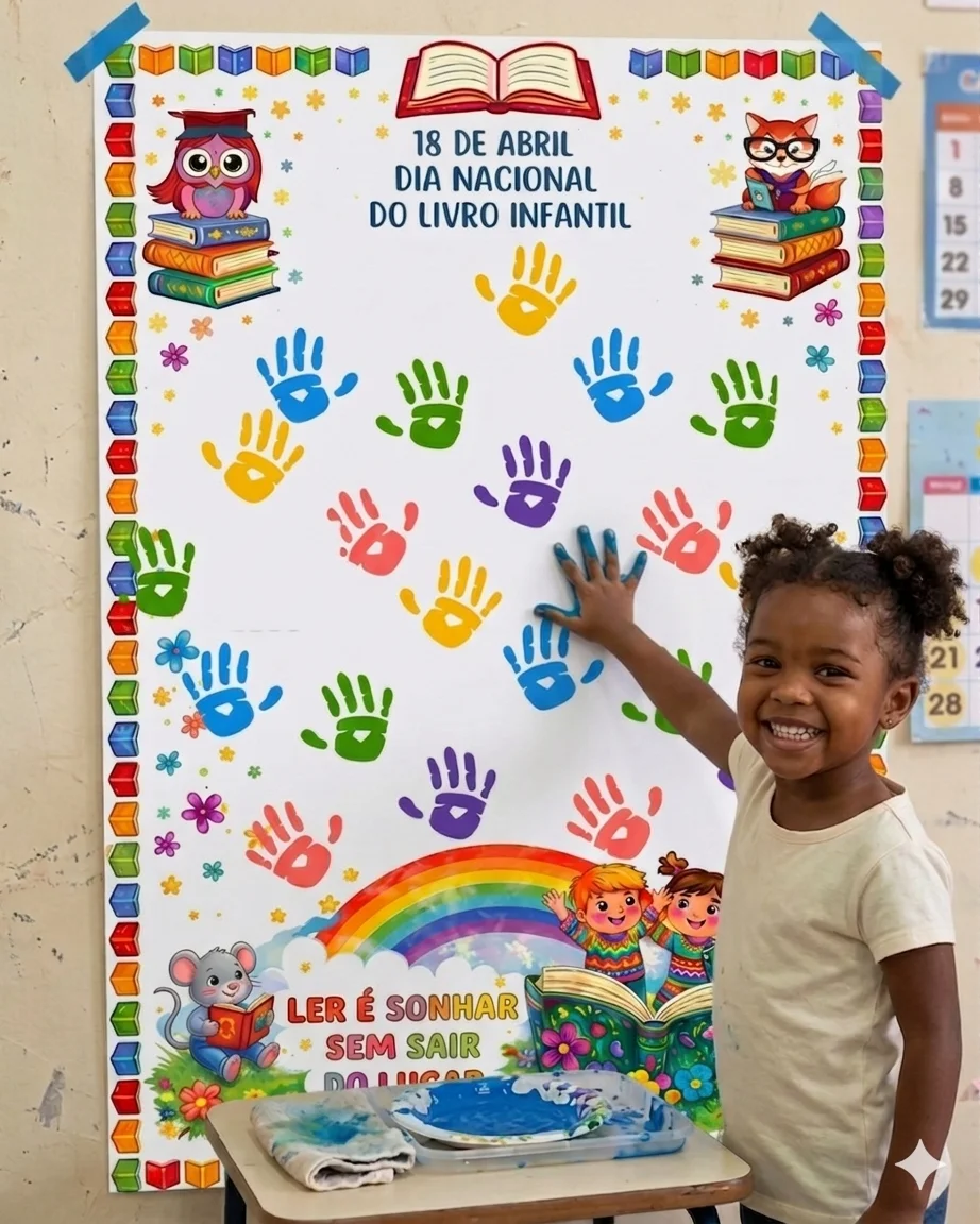 Painel interativo dia do livro — Apostilas para Educação Infantil: Professor(a), olha essa facilidade para o seu mural
