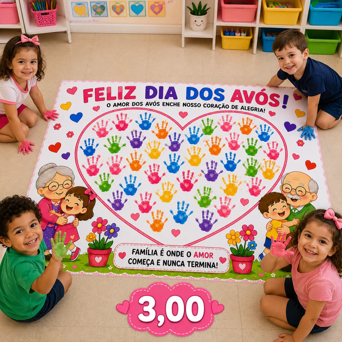 🌸💖 PAINEL INTERATIVO DIA DOS AVÓS! 💖🌸 — capa do material