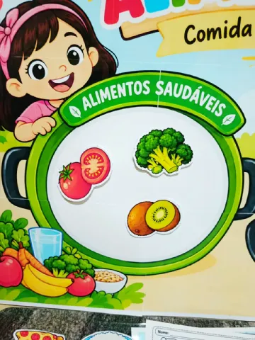 Painel Interativo – Dia Mundial da Alimentação — amostra 4: Recurso lúdico para trabalhar o Dia Mundial da Alimentação,…