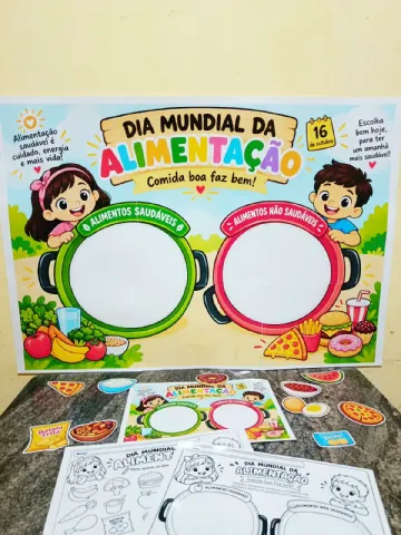 Painel Interativo – Dia Mundial da Alimentação — capa do material