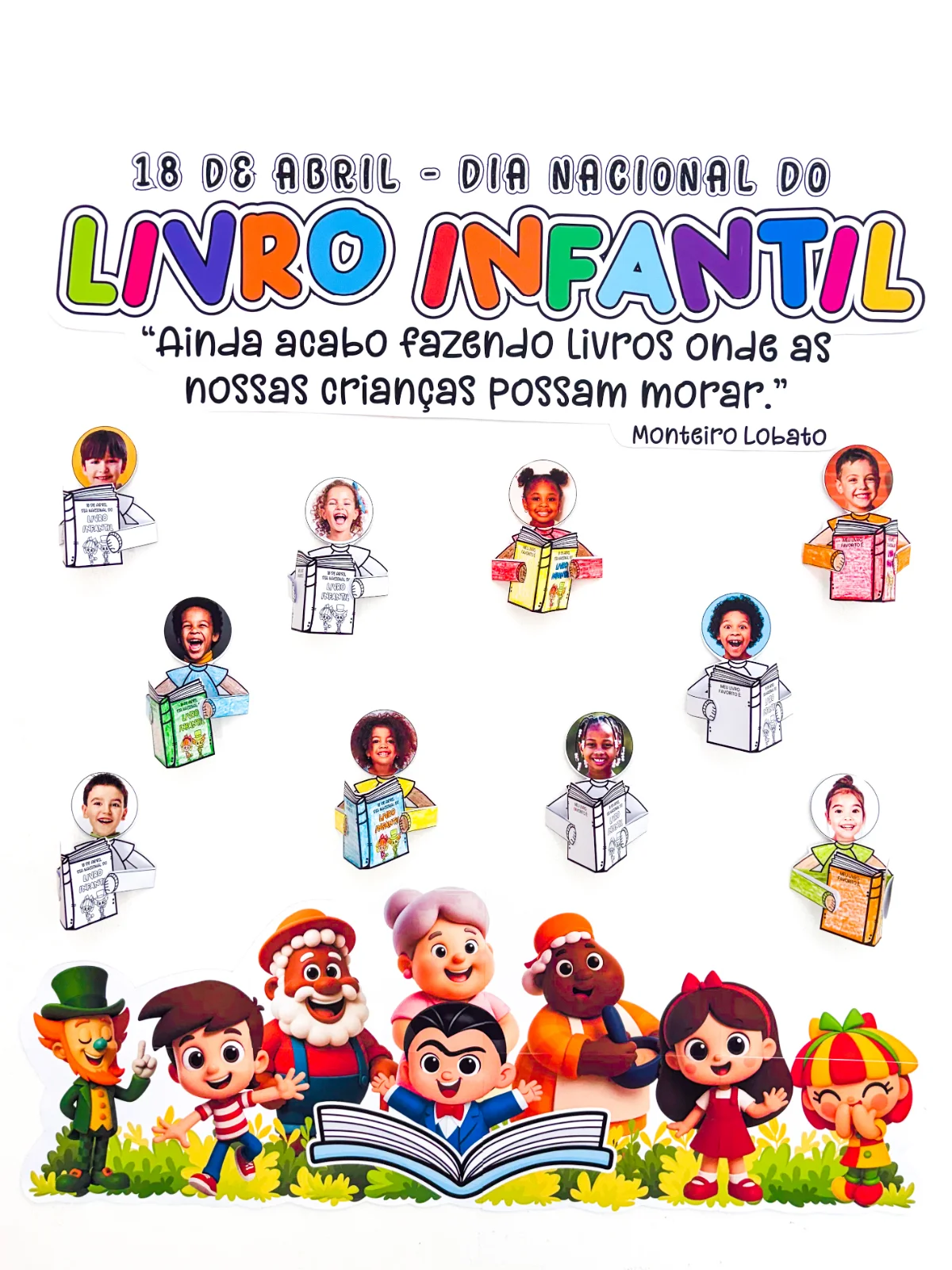 Painel Interativo Dia Nacional do Livro – Material Pedagógico — capa do material