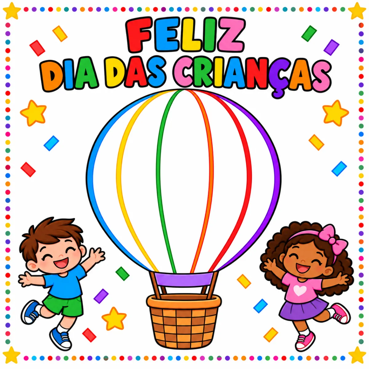 🎈 PAINEL INTERATIVO — FELIZ DIA DAS — amostra 1: PAINEL INTERATIVO — FELIZ DIA DAS CRIANÇAS 🎈 Comemore o Dia das Crianças…