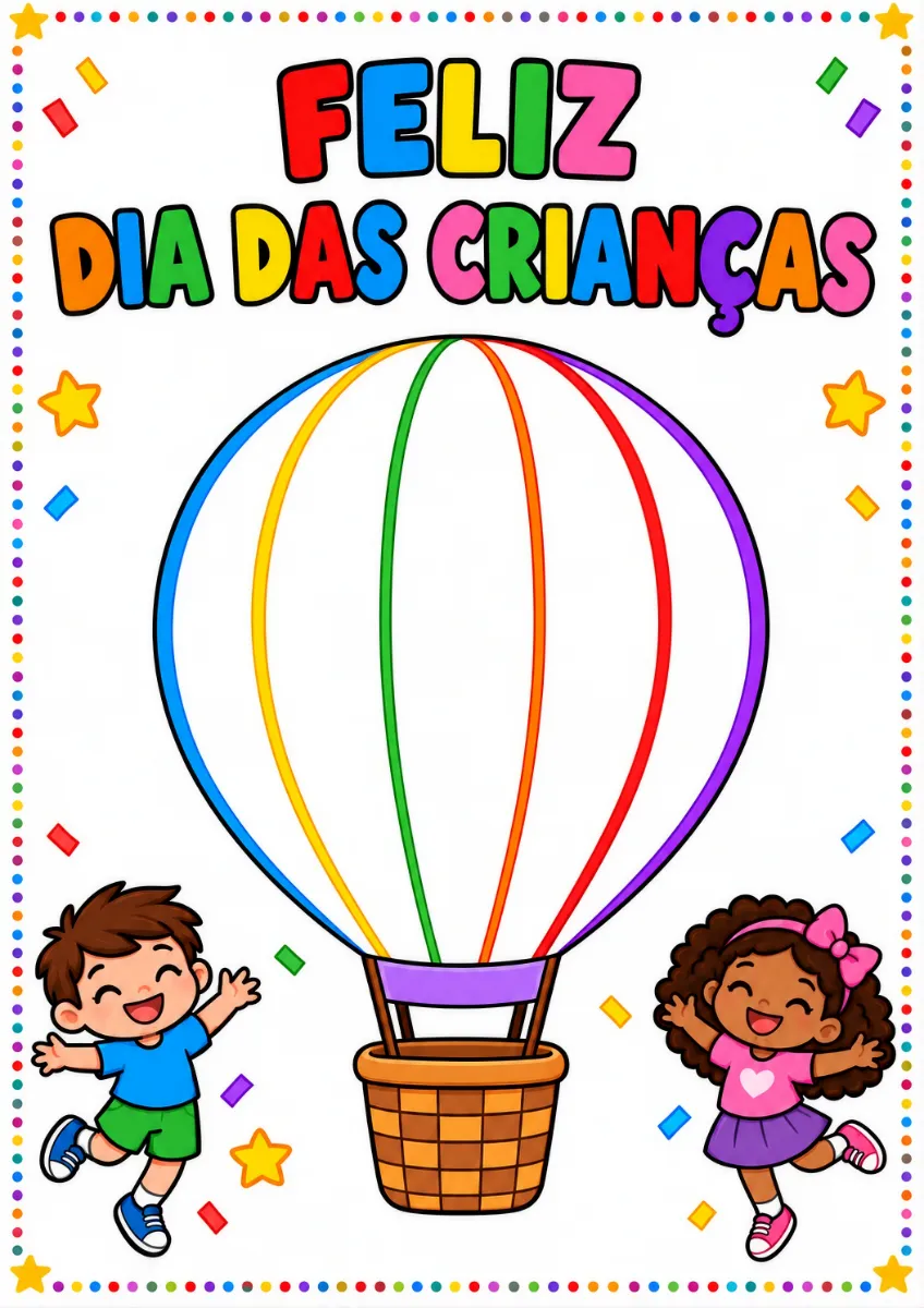 🎈 PAINEL INTERATIVO — FELIZ DIA DAS — amostra 4: PAINEL INTERATIVO — FELIZ DIA DAS CRIANÇAS 🎈 Comemore o Dia das Crianças…