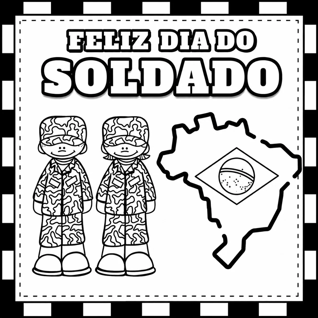 PAINEL INTERATIVO – FELIZ DIA DO SOLDADO 🇧🇷🪖 — Alfabetização para Educação Infantil: Painel Interativo Feliz Dia do…