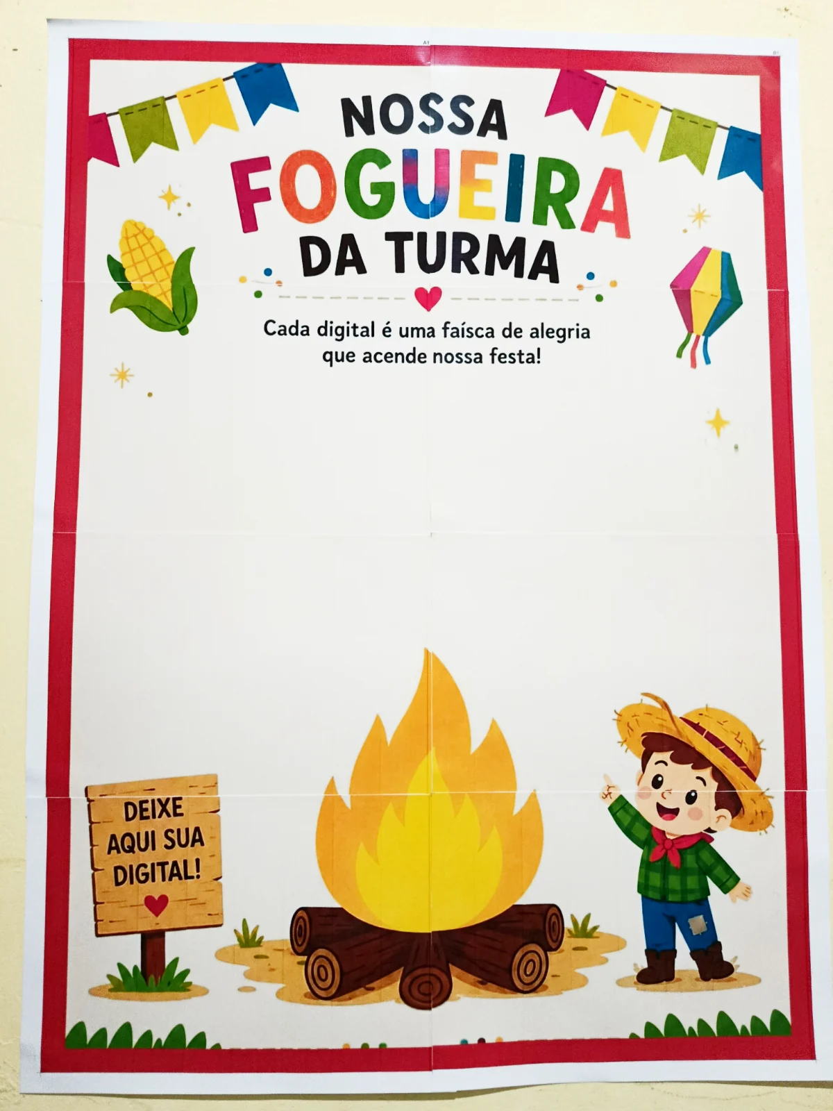 Painel Interativo Festa Junina — amostra 1: PAINEL INTERATIVO – NOSSA FOGUEIRA DA TURMA Uma proposta simples, mas cheia de…
