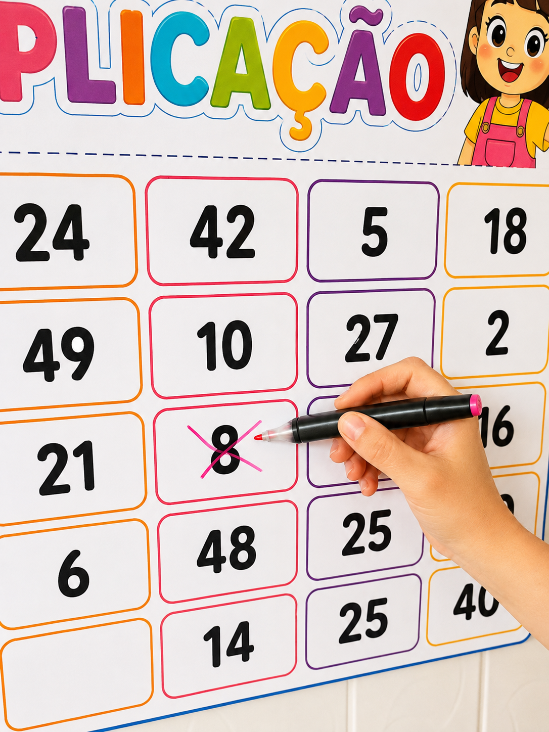 Painel interativo - hora da multiplicação – PDF para Imprimir | Anos Iniciais — amostra 2: Para quem é indicado
