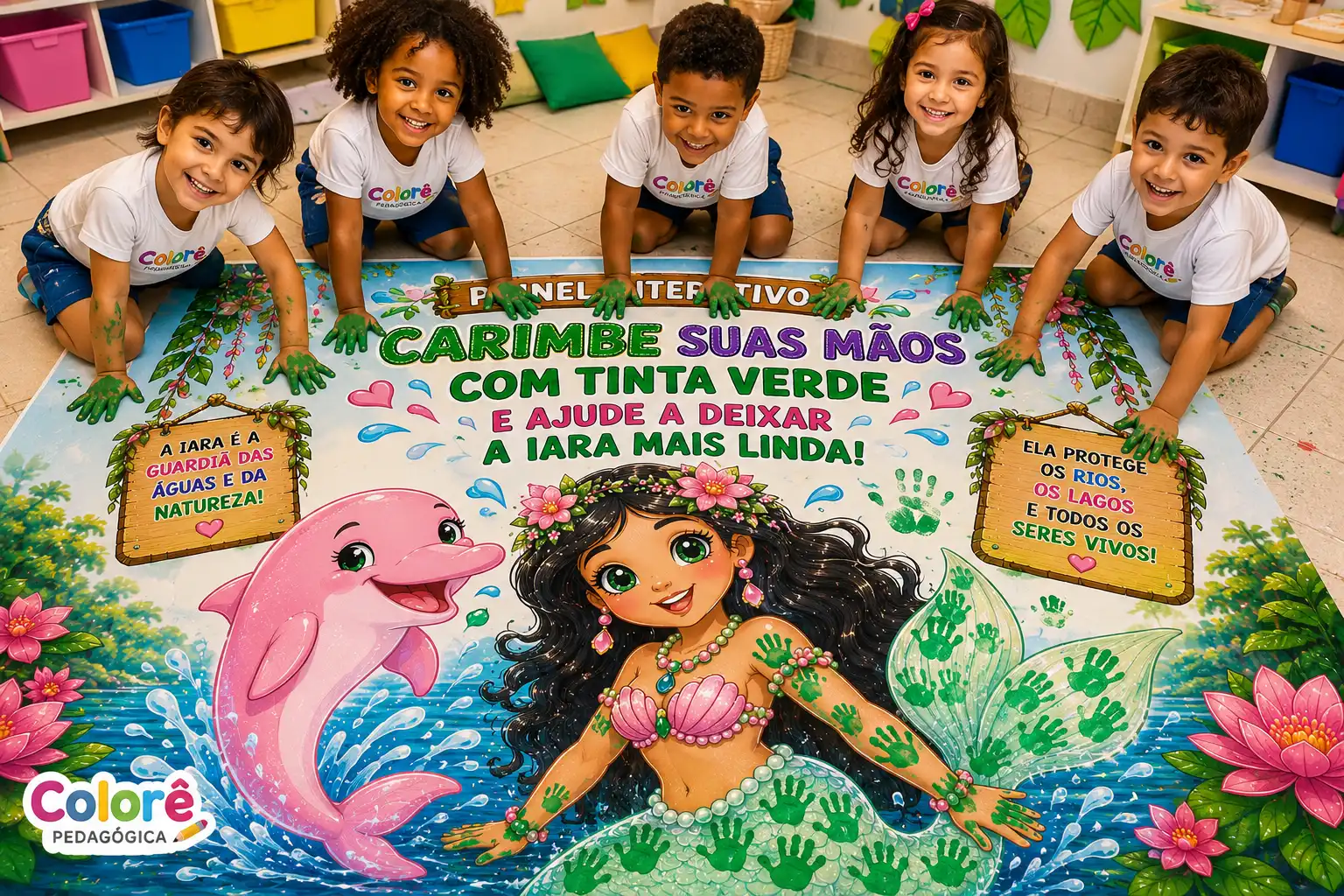 🌿✨ PAINEL INTERATIVO – IARA E BOTO-COR-DE-ROSA ✨🌿 — amostra 2: 🌿✨ PAINEL INTERATIVO – IARA E BOTO-COR-DE-ROSA ✨🌿 Deixe…