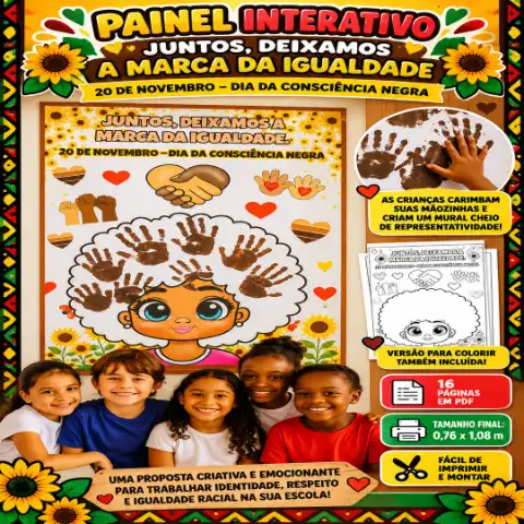 Painel Interativo – Juntos, Deixamos a Marca da Igualdade — capa do material