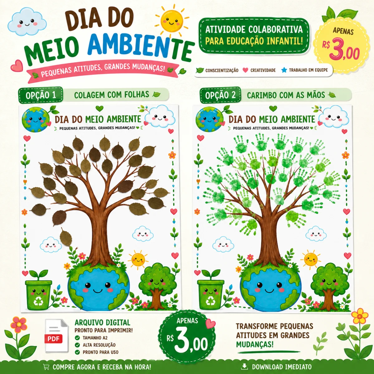 Painel interativo meio ambiente t — capa do material