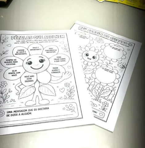 Painel Interativo Meu Jardim do Cuidado - Setembro Amarelo — amostra 6: 💛🌻 SETEMBRO AMARELO NA PRÁTICA, COM ACOLHIMENTO E…