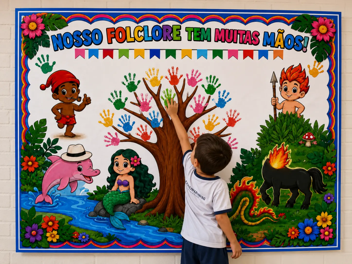 PAINEL INTERATIVO – NOSSO FOLCLORE TEM MUITAS MÃOS! ✋🎨 — capa do material