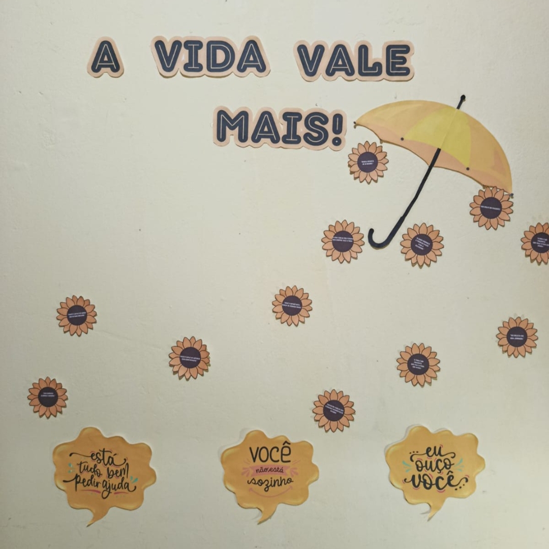 Painel interativo - setembro amarelo: a vida vale mais – PDF para Imprimir — capa do material