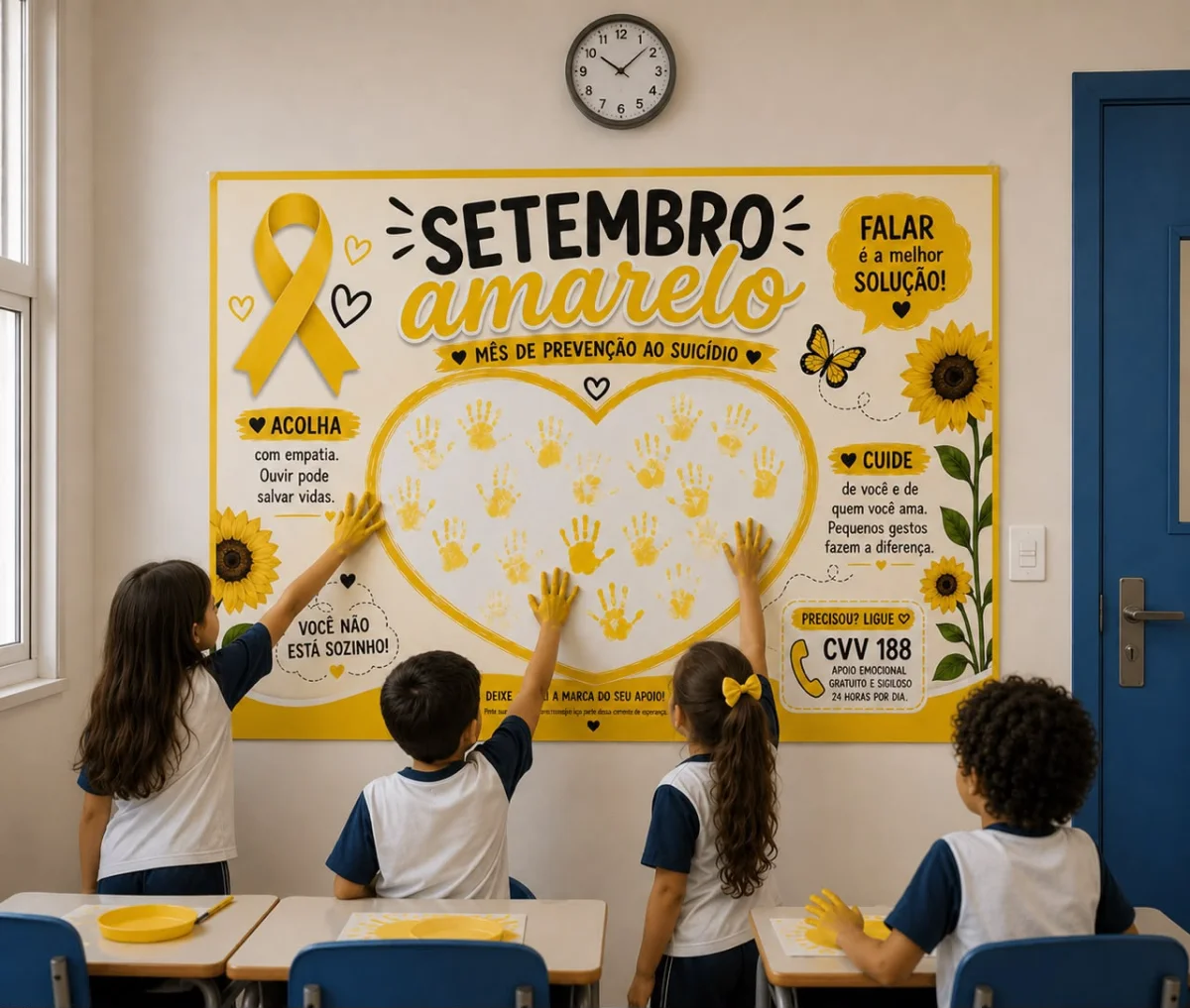 Painel Interativo – Setembro Amarelo uma atividade especial. — amostra 1: ✨ O material contém: