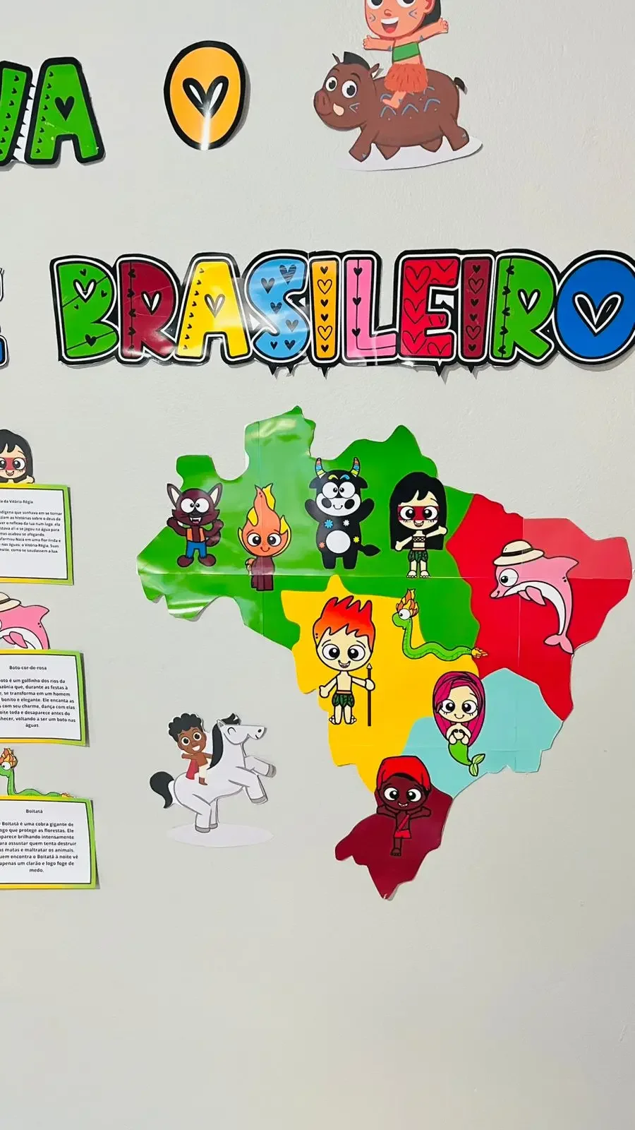 Painel Interativo Viva o Folclore Brasileiro com Mapa e Fichas de — amostra 4: Valorize a cultura nacional