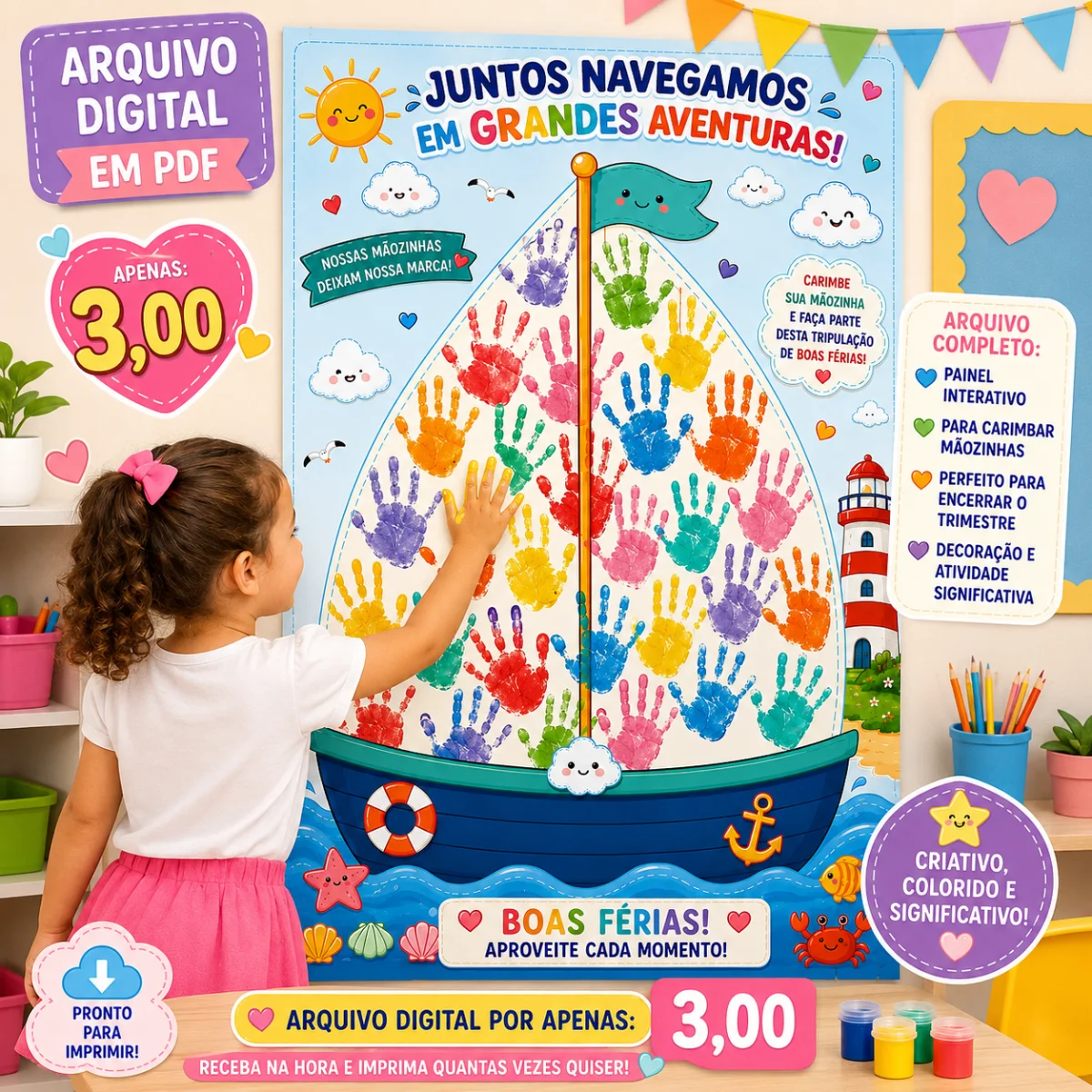 🚢⚓ PAINEL JUNTOS NAVEGAMOS EM GRANDES AVENTURAS! ⚓🚢 — capa do material