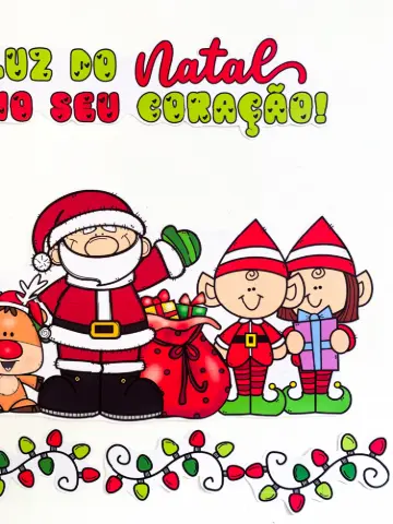 Painel Luz do Natal para Imprimir em PDF – Decoração para Escola — amostra 3: Painel Luz do Natal em PDF com 40 páginas…
