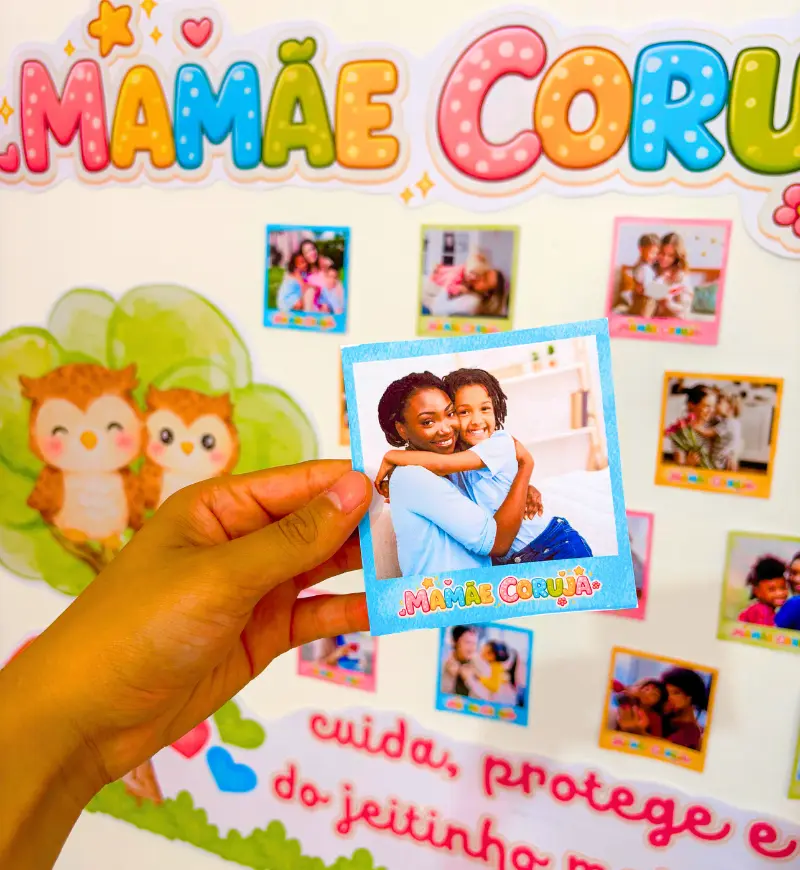 Painel Mamãe Coruja: homenagem com fotos para o Dia das Mães — amostra 4: Para quem é indicado