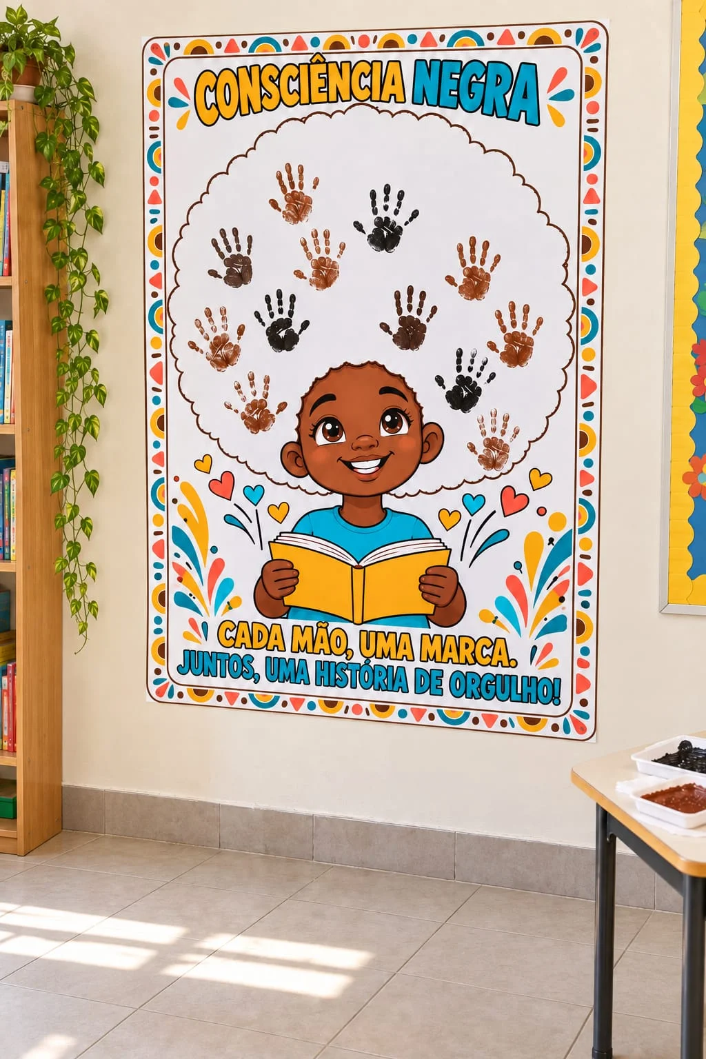 Painel Mãozinhas Consciência Negra – Atividades — amostra 1: Kit com painéis e atividades de Consciência Negra para… Painel Mãozinhas Consciência Negra – Atividades — amostra 1: Kit com painéis e atividades de Consciência Negra para…