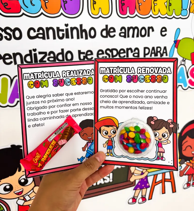 Painel Matrículas e Rematrículas Abertas em PDF para Imprimir — amostra 1: Painel Matrículas e Rematrículas Abertas para a…