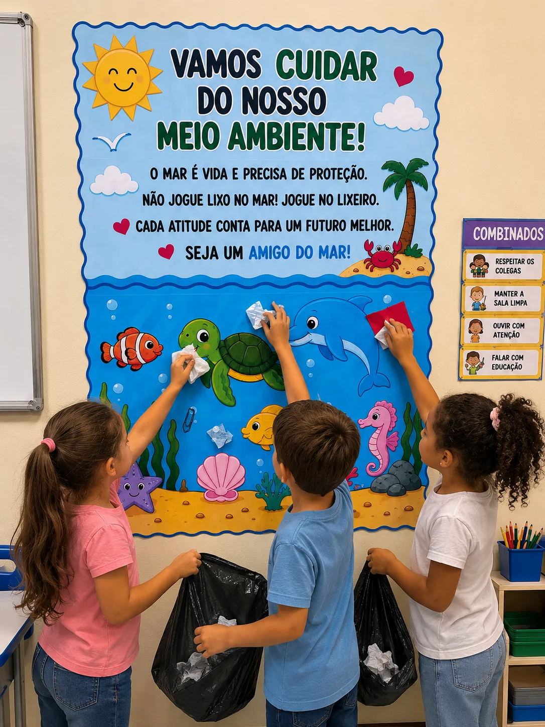 Painel Meio Ambiente para Imprimir - Educação infantil — amostra 1: Que tal trabalhar a conscientização ambiental de forma…