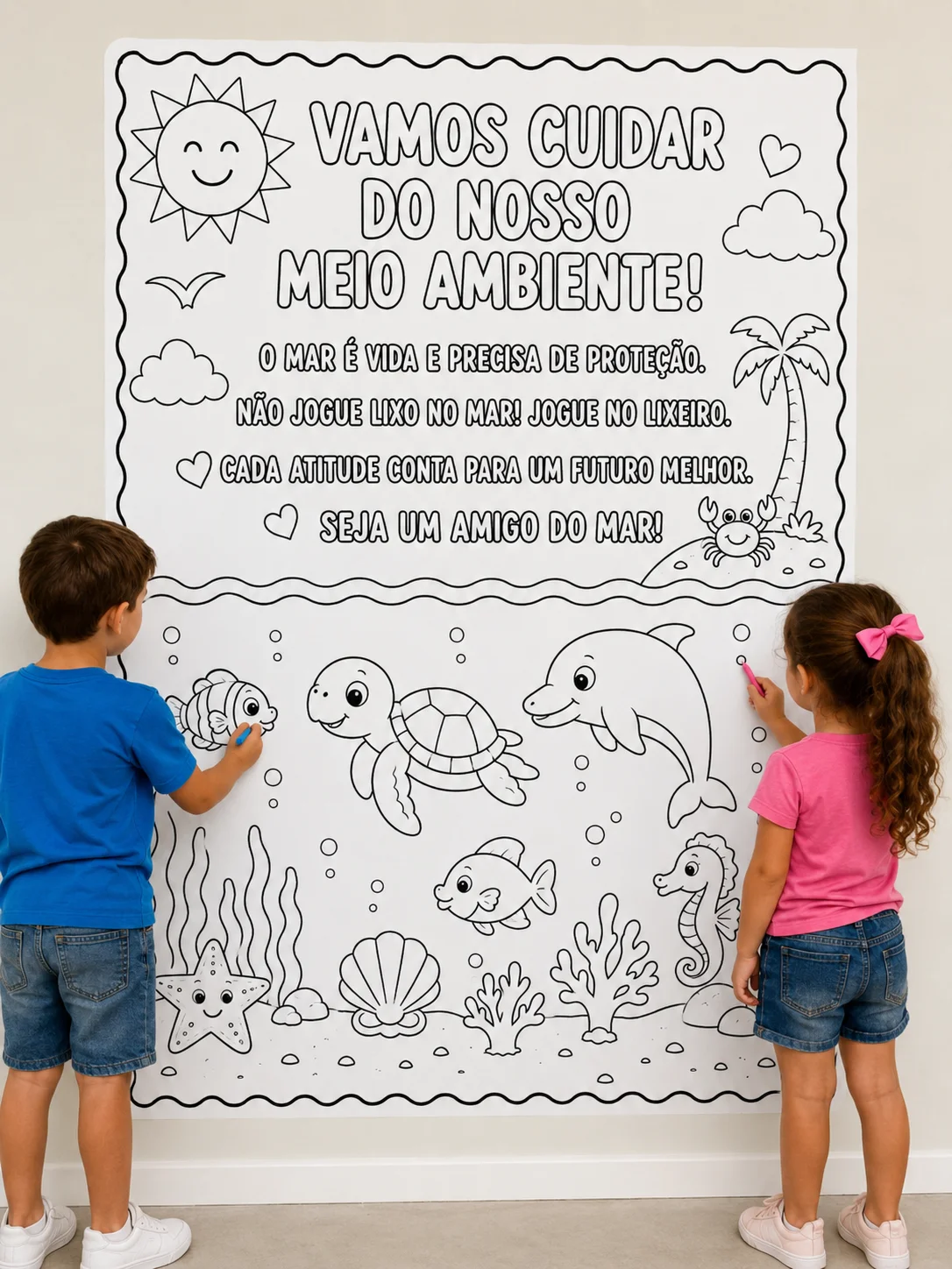 Painel Meio Ambiente para Imprimir - Educação infantil — capa do material