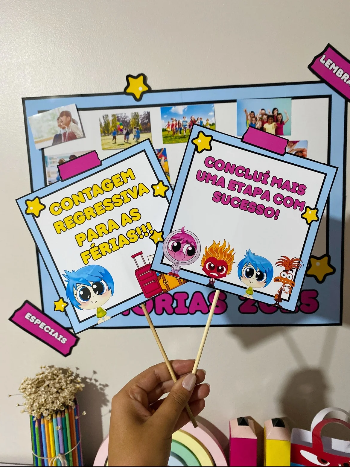 Painel memórias da turma + plaquinhas e lembrancinhas — amostra 7: KIT MEMÓRIAS 2025 – ✨ Encante seus alunos e registre os…