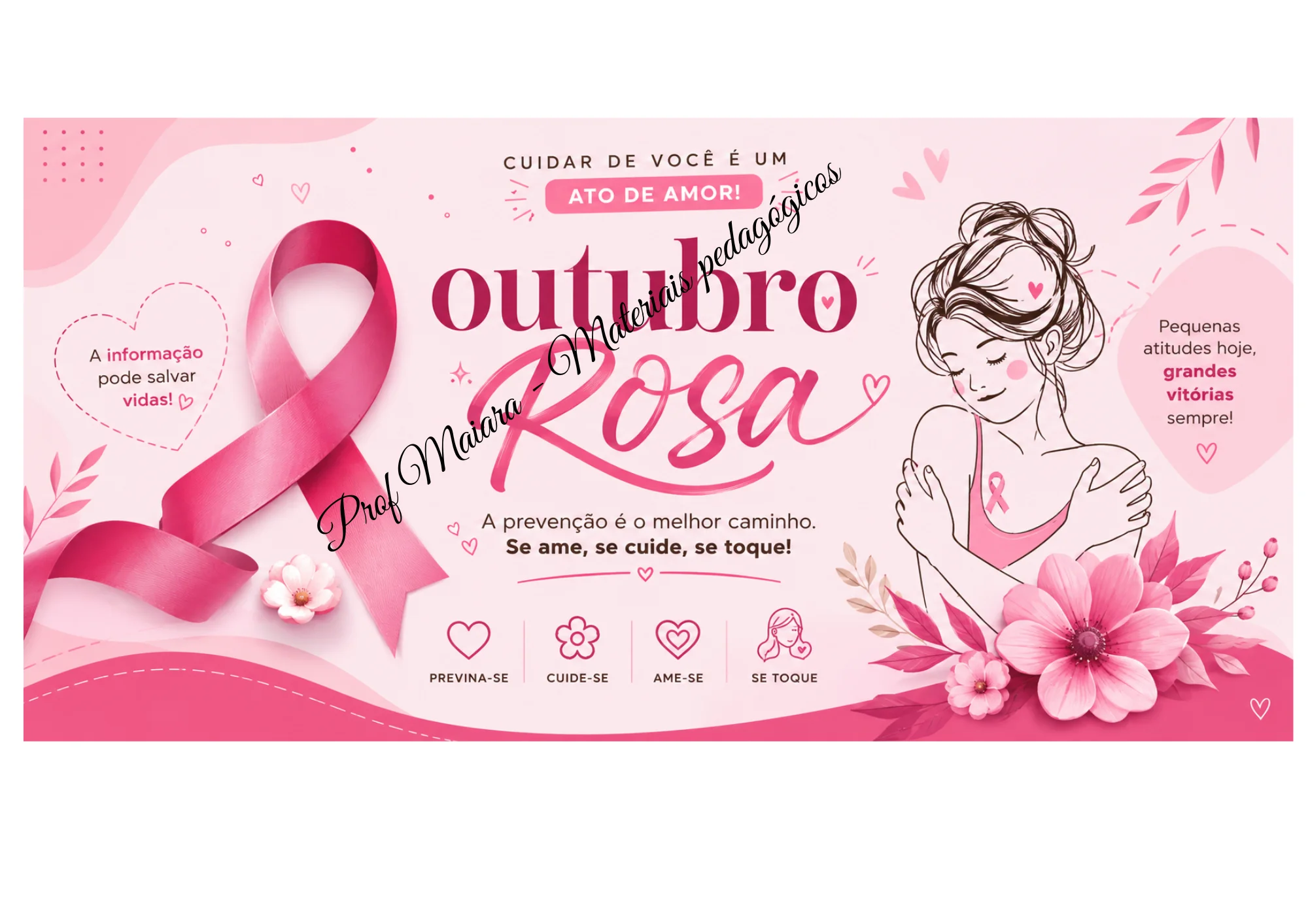 PAINEL MÊS OUTUBRO ROSA PRONTO PARA IMPRIMIR PDF — amostra 3: Painel Outubro Rosa PDF para imprimir , bonito, delicado e… PAINEL MÊS OUTUBRO ROSA PRONTO PARA IMPRIMIR PDF — amostra 3: Painel Outubro Rosa PDF para imprimir , bonito, delicado e…