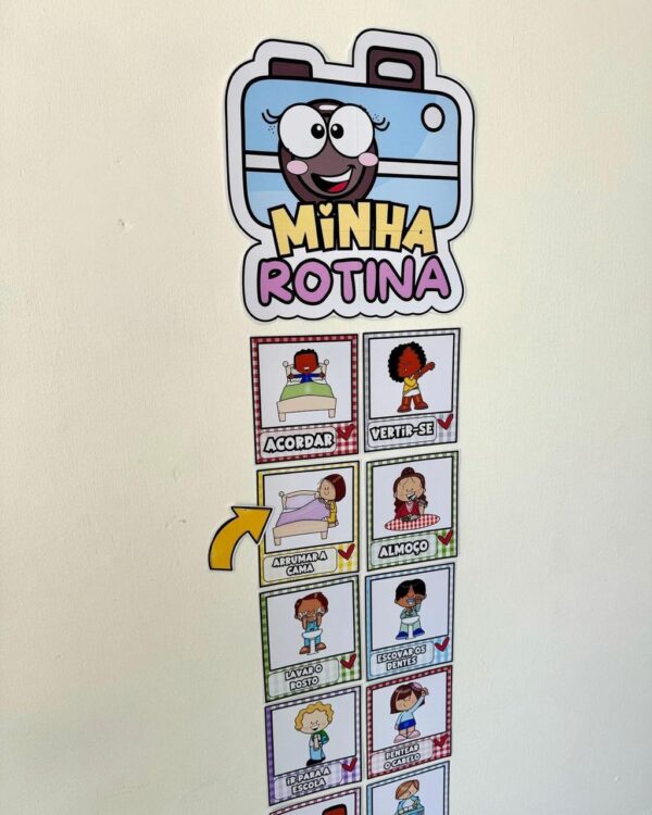 Painel minha rotina – ideal para a educação infantil e especial! – Atividade Pedagógica — Planners e organização para…