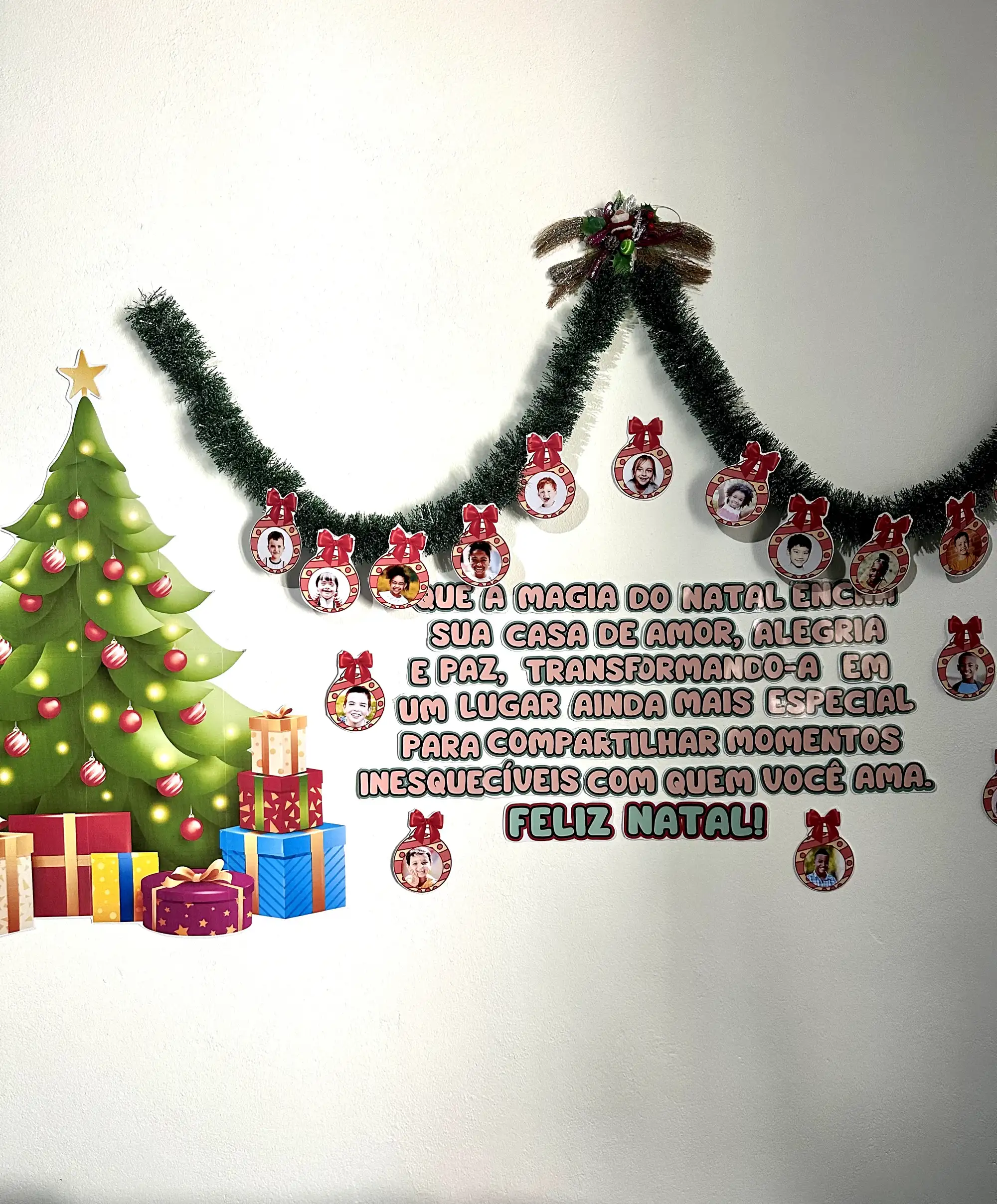 Painel Natal : Decoração Sala de aula Educação Infantil — amostra 3: Lindo Painel de Natal em PDF, já ampliado medindo 1,5m…