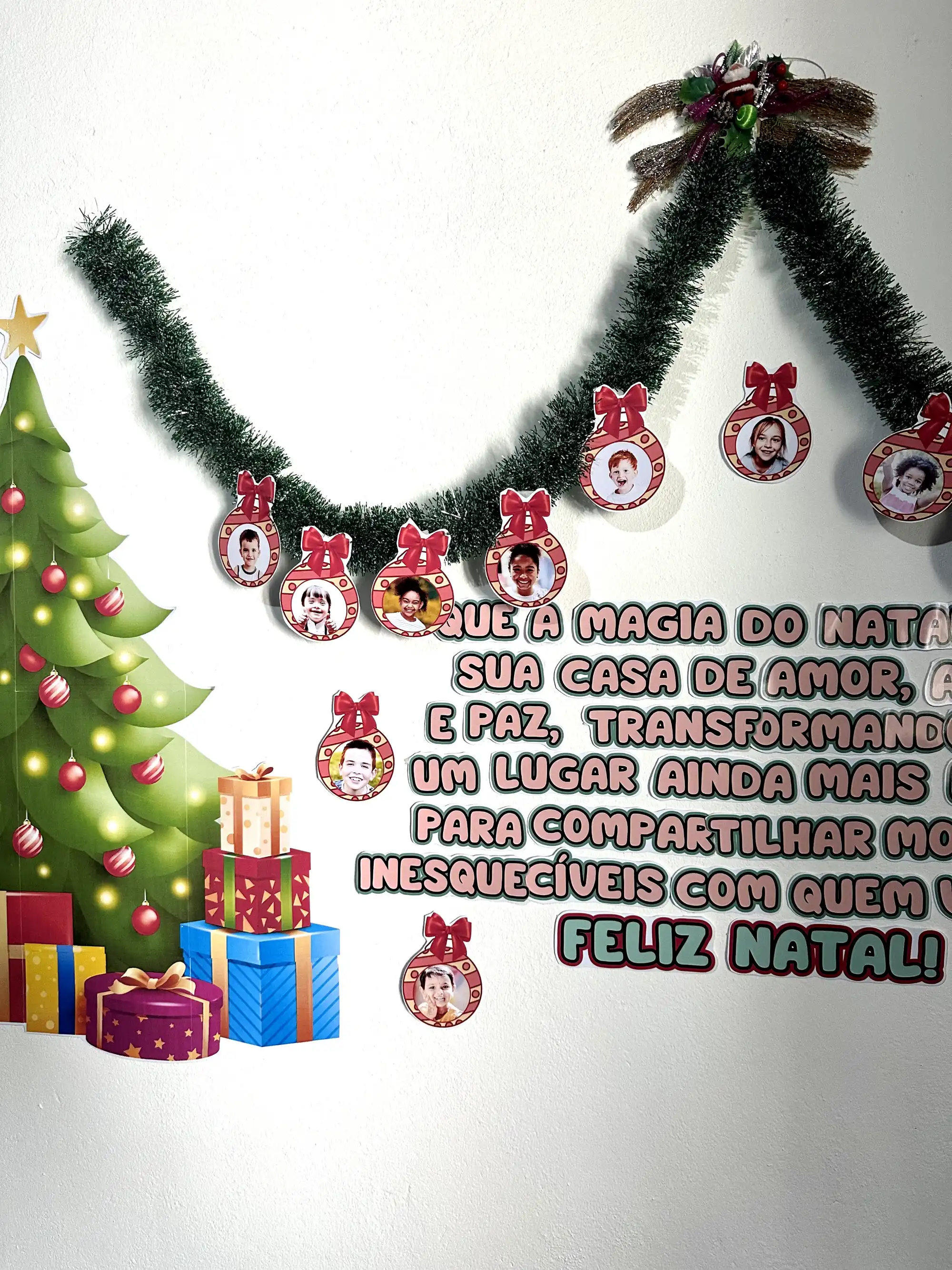 Painel Natal : Decoração Sala de aula Educação Infantil — amostra 4: Lindo Painel de Natal em PDF, já ampliado medindo 1,5m…