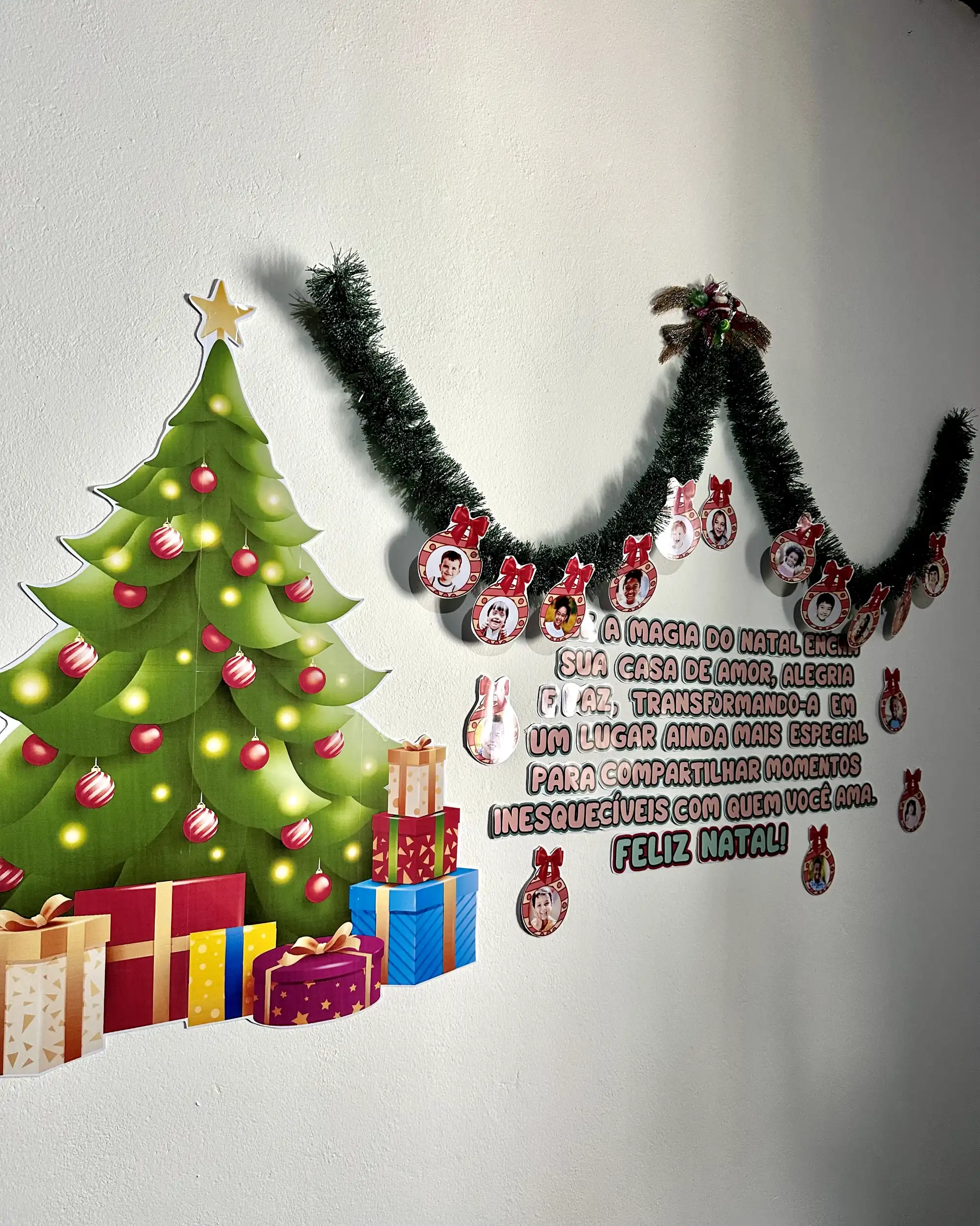 Painel Natal : Decoração Sala de aula Educação Infantil — amostra 5: Lindo Painel de Natal em PDF, já ampliado medindo 1,5m…