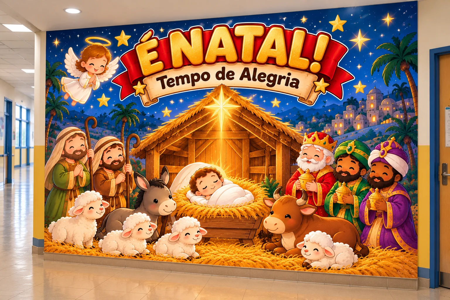 Painel Natalino – 16 Folhas | Painel de Natal PDF — capa do material
