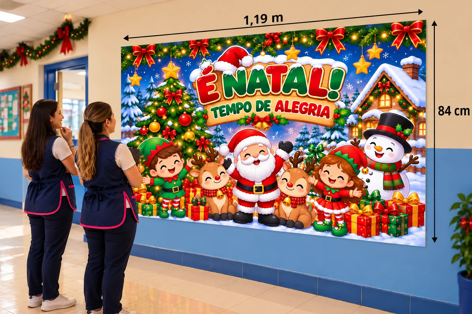 Painel Natalino em PDF – papai Noel, 16 Folhas — amostra 1: Arquivo em PDF dividido em 16 folhas A4 horizontais, formando… Painel Natalino em PDF – papai Noel, 16 Folhas — amostra 1: Arquivo em PDF dividido em 16 folhas A4 horizontais, formando…