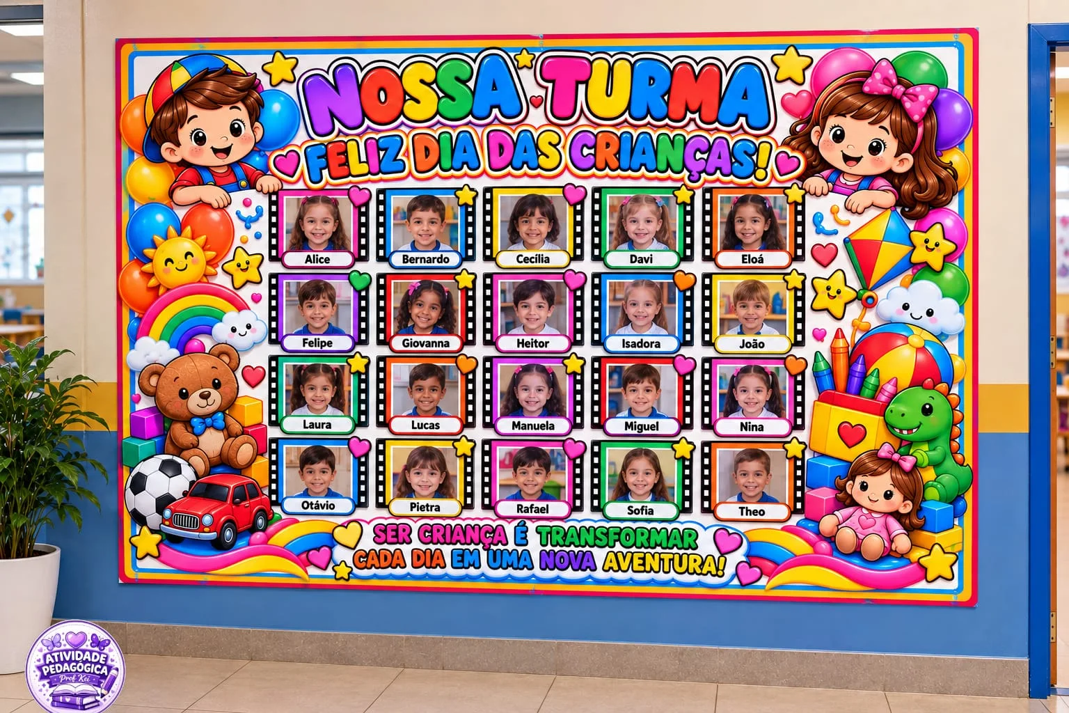 PAINEL NOSSA TURMA – FELIZ DIA DAS CRIANÇAS! — capa do material