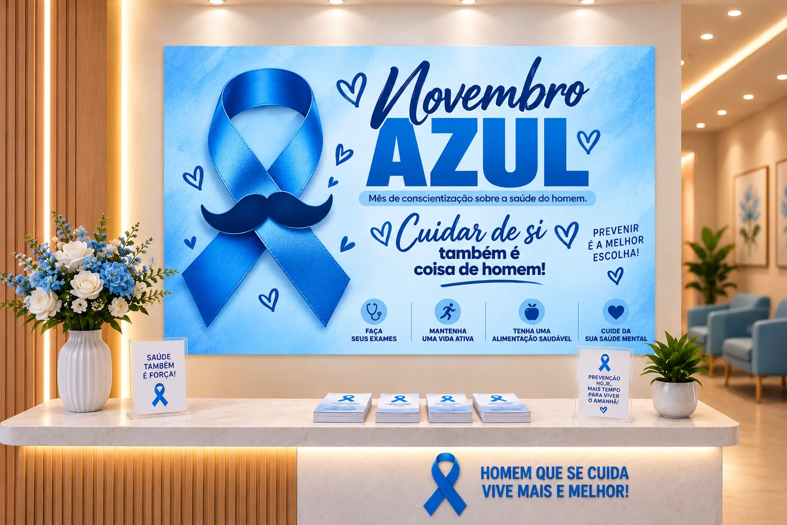 💙💙 PAINEL NOVEMBRO AZUL CUIDAR DE SI 💙💙 — capa do material