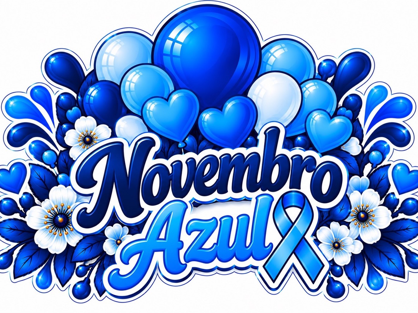 Painel Novembro Azul para Imprimir – Pegue e Monte A3 e A4 — amostra 1: Painel Novembro Azul para imprimir em A3 e A4 Painel Novembro Azul para Imprimir – Pegue e Monte A3 e A4 — amostra 1: Painel Novembro Azul para imprimir em A3 e A4