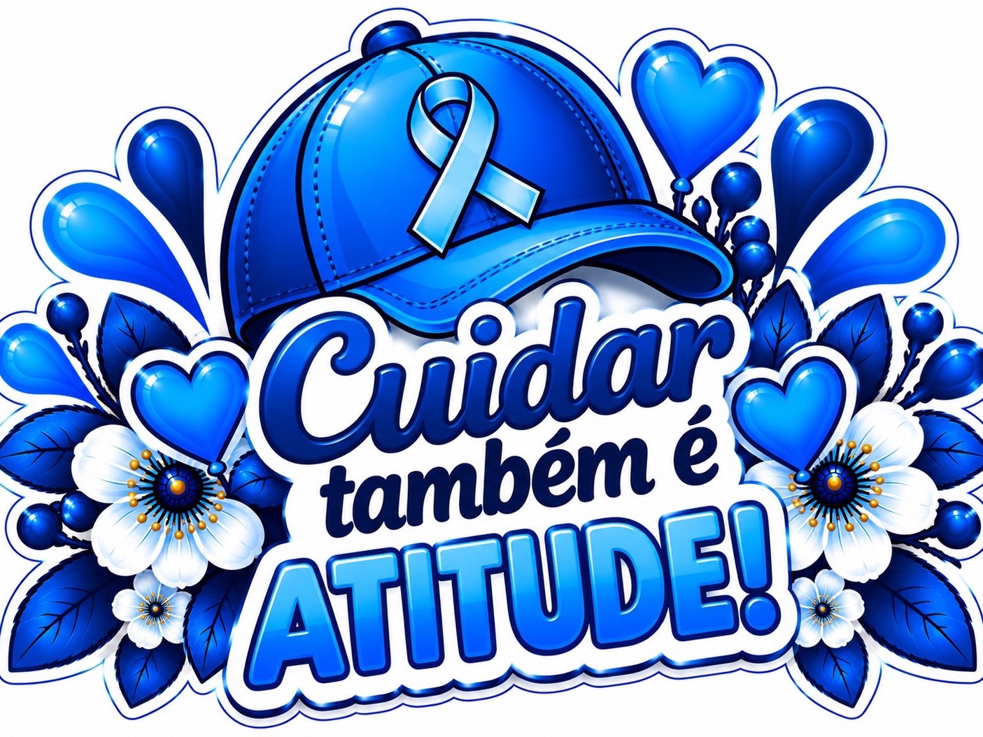 Painel Novembro Azul para Imprimir – Pegue e Monte A3 e A4 — amostra 2: Painel Novembro Azul para imprimir em A3 e A4 Painel Novembro Azul para Imprimir – Pegue e Monte A3 e A4 — amostra 2: Painel Novembro Azul para imprimir em A3 e A4