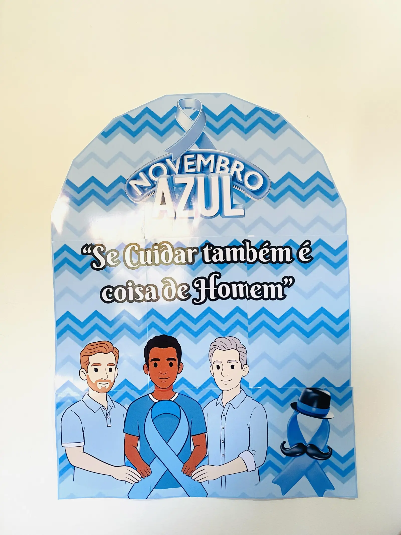 Painel novembro azul – PDF para Imprimir — capa do material