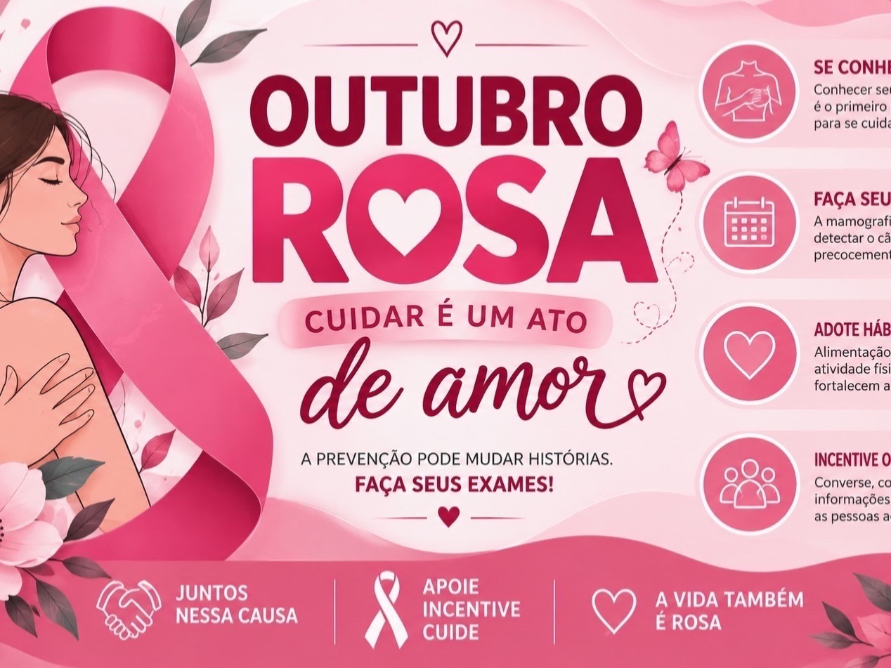 Painel Outubro Rosa Cuidar é um Ato de Amor em PDF — Datas comemorativas para Educação Infantil: Painel Outubro Rosa em PDF…
