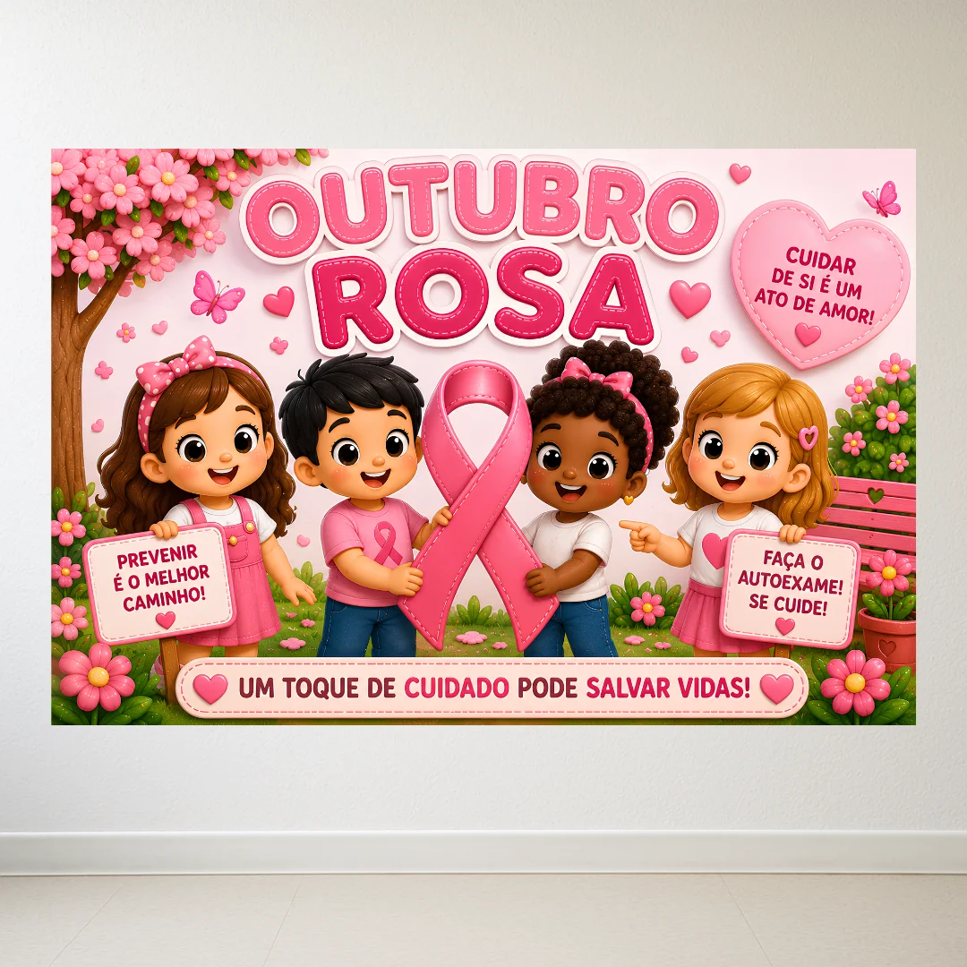 Painel Outubro Rosa em PDF (Ampliado em 8 e 18 Folhas A4) — amostra 1: Objetivos Pedagógicos Painel Outubro Rosa em PDF (Ampliado em 8 e 18 Folhas A4) — amostra 1: Objetivos Pedagógicos