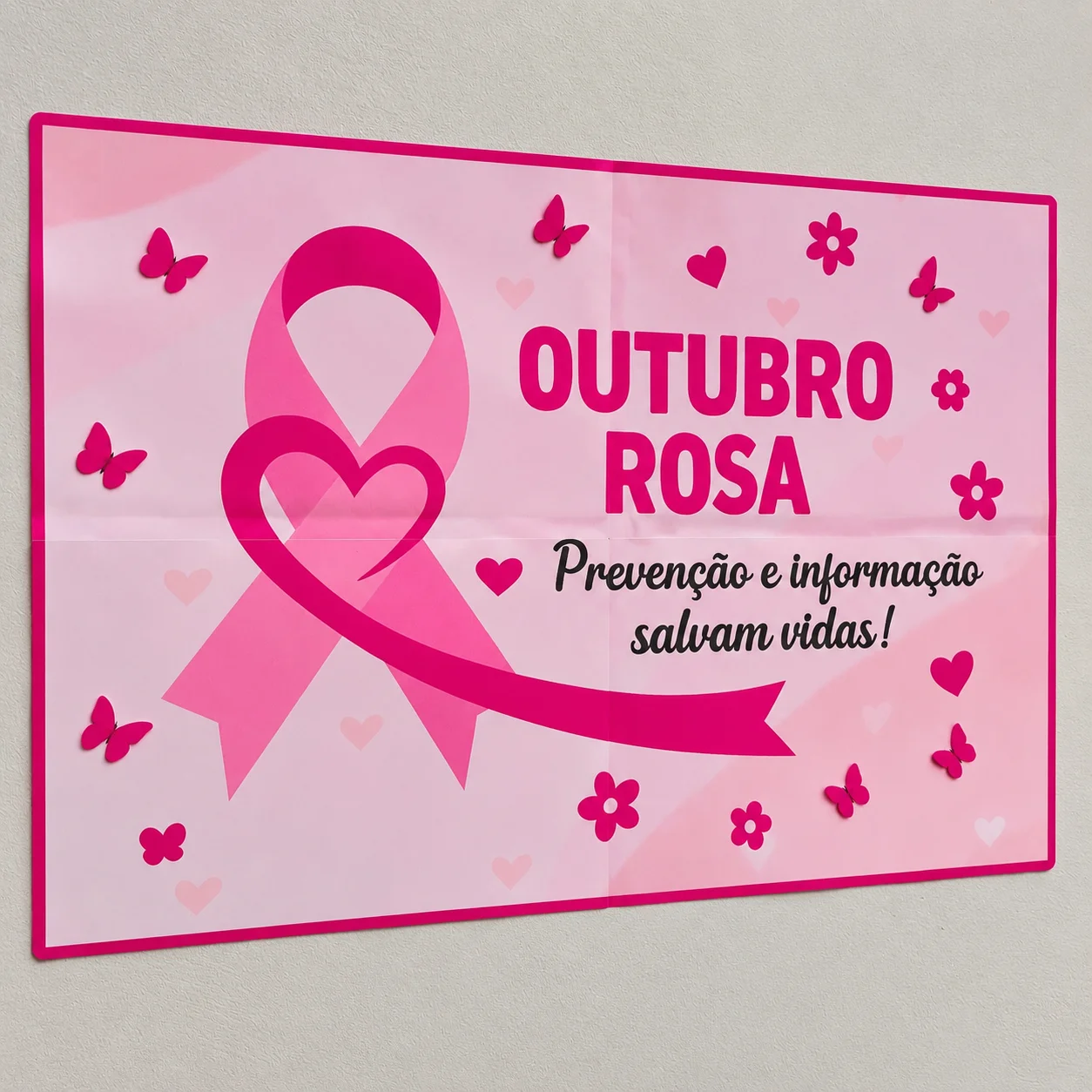 Painel Outubro Rosa, em PDF – Prevenção e Informação Salvam Vidas — amostra 5: Leve conscientização e acolhimento para sua… Painel Outubro Rosa, em PDF – Prevenção e Informação Salvam Vidas — amostra 5: Leve conscientização e acolhimento para sua…