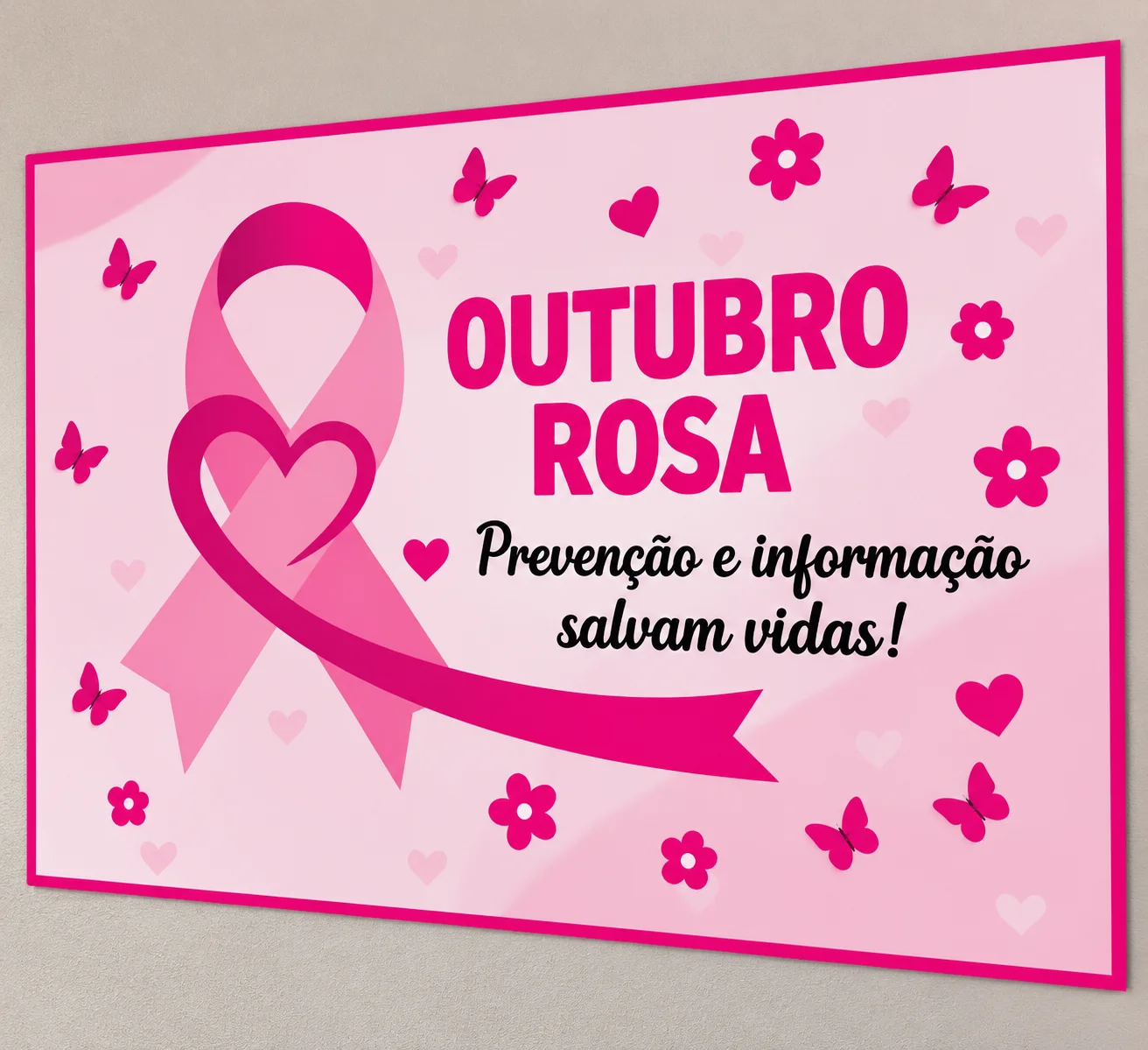 Painel Outubro Rosa, em PDF – Prevenção e Informação Salvam Vidas — amostra 6: Leve conscientização e acolhimento para sua… Painel Outubro Rosa, em PDF – Prevenção e Informação Salvam Vidas — amostra 6: Leve conscientização e acolhimento para sua…